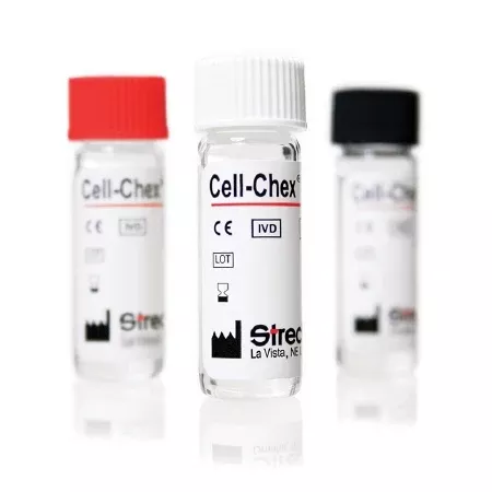Streck Laboratories Haemocytometer Cell Counts, Urate, CPPD Crystal Identification, Manual WBC Differential Procedures Control Cell-Chex Manual Body Fluid Level 2 6 X 2 mL - M-778833-3354 | Each