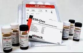 Streck Laboratories Hematology Control ESR-Chex Erythrocyte Sedimentation Rate (ESR) 2 Levels 8 X 9 mL - M-367310-2484 | ST/1