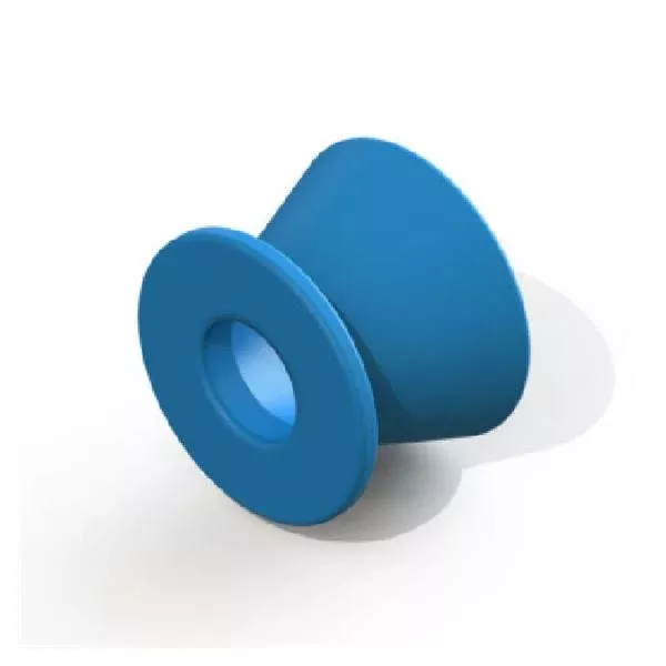 Summit Medical Button Bevel Baxter Silicone Elastomer 6/Bx