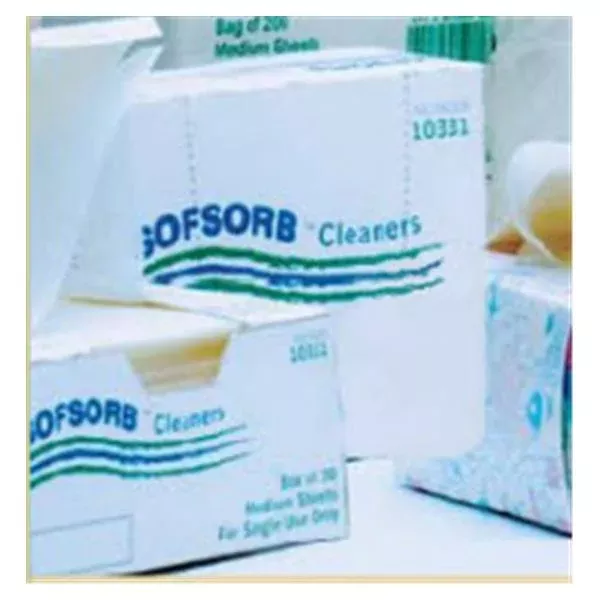 Techstyles Cleanser Patient SofSorb Ryn/Poly 9x10.5" NAdhr White Abs 960/Ca