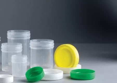 Thermo Scientific Nalge Specimen Container Samco™ Narrow-Mouth Bio-Tite™ 48 mm Opening Polypropylene 90 mL (3 oz.) Screw Cap Patient Information NonSterile - M-1008464-2062 - Case of 400