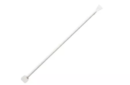 Thermo Scientific Nalge Stirring Rod Nalgene™ 9-3/4 Inch Length, White, Double Ended with Flat Paddle and Triangular Paddle - M-1176790-1377 - Case of 72