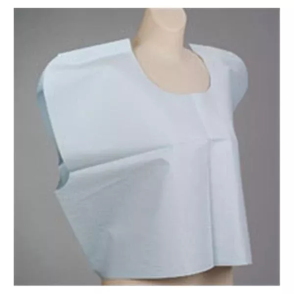 Tidi ProductsCape Exam 30 in x 21 in Blue 3 Ply 100/Ca