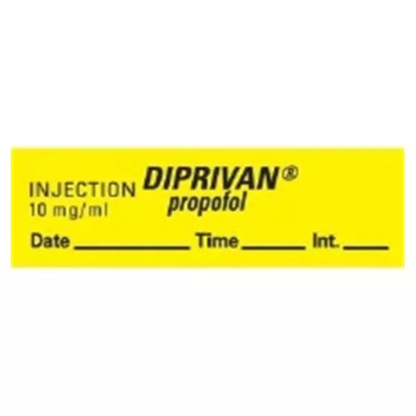 TimeMed a Div of PDC Diprivan Labels On Roll 333/Rl 1/Rl 1/Rl