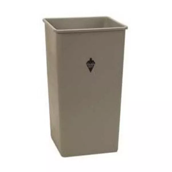 Tough Guy Container Waste Polyethylene 19gal Beige Square Ea