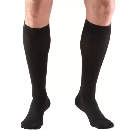 TruForm Compression Stocking Truform Knee High 3X-Large Black Closed Toe - M-926105-4749 - Each