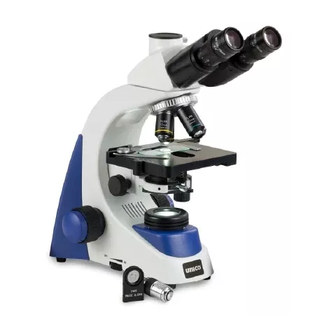 United Products & Instruments G380 Series Phase Contrast Microscope Trinocular Head 4X / 10X / 40XR / 100XR Mechanical Stage - M-952775-3904 - Each