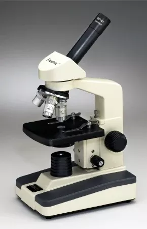 United Products & Instruments M220 Series Microscope Coarse/Fine Focusing Monocular 4X, 10X, 40X Battery/AC Tapped Plain - M-955939-4115 - Each
