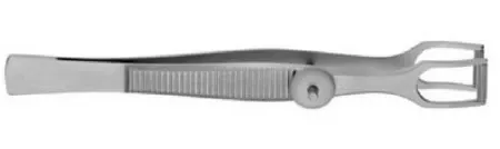V Mueller Clamp Forcep Cottle Columella 4-1/4" 11mm Wide Tip SS Ea