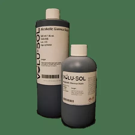 Volusol Inc Alcoholic Giemsa Stain 8 oz. - M-970329-3762 - Each
