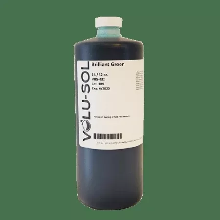 Volusol Inc Brilliant Green Stain 16 oz. - M-970377-3686 - Each