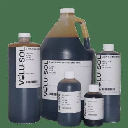 Volusol Inc Gram Iodine Stain (Stabilized) 8 oz. - M-970516-2408 | Each
