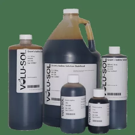 Volusol Inc Gram Iodine Stain (Stabilized) 8 oz. - M-970517-634 - Case of 12