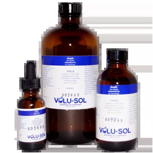 Volusol Inc Immersion Oil 1 oz., Type B, PCB-free, Non-drying, High-viscosity For Microscopes - M-970745-1749 - Case of 12