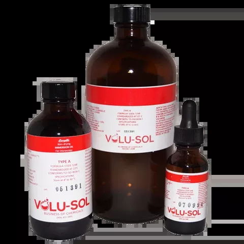 Volusol Inc Immersion Oil 1 oz., Type A, PCB-free, Non-drying, Low-viscosity For Microscopes - M-970741-1753 - Case of 12