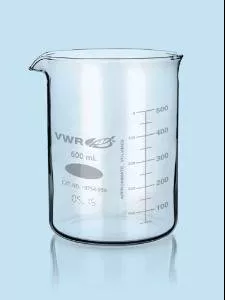 VWR International Beaker VWR Griffin Low-Form Borosilicate Glass 250 mL (8 oz.) - M-1060535-456 - Pack of 12
