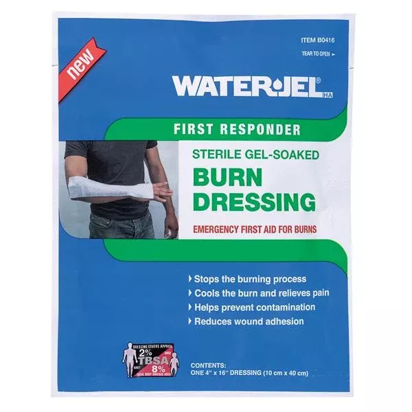 Waterjel Technologies Dressing Burn Water-Jel Gel 4x16" Sterile Ea