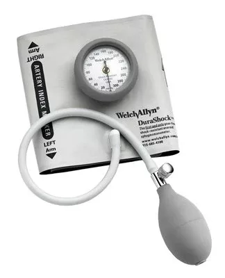 Welch Allyn Aneroid Sphygmomanometer with Cuff DaraShock 2-Tube Pocket Size Hand Held Adult Large Cuff - M-692046-1794 | Each