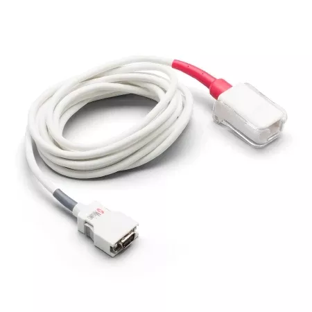 Welch Allyn CO2 / O2 Sensor Masimo With Mini-D Connector, 14-Pin Connector, 10 Foot/3 Meter For Propaq CS Monitor and 300 Series VSM - M-945643-1108 | Each