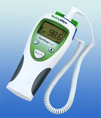 Welch Allyn Electronic Probe Thermometer SureTemp Oral Probe Wall Mount - M-475343-3256 | Each