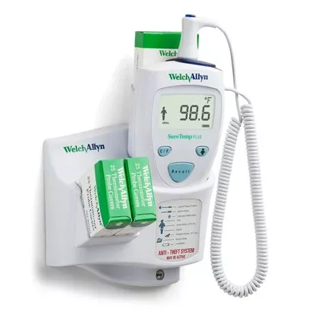 Welch Allyn Electronic Probe Thermometer SureTemp Rectal Probe Wall Mount - M-473548-4984 | Each