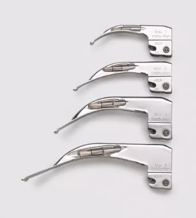 Welch Allyn Laryngoscope Blade Macintosh Type Size 3 Medium Adult - M-14355-4095 | Each