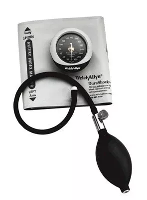 Welch Allyn NIBP Gauge Only Silver Series DS45 For FlexiPort Cuff Connection - M-564554-4304 | Each