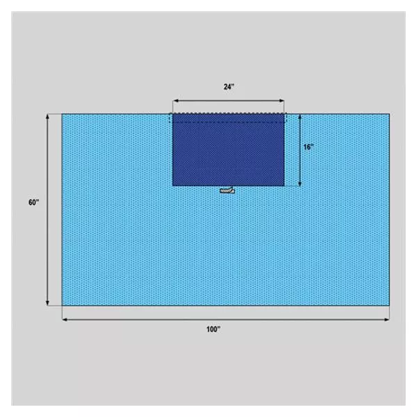 WelmedDrape Orthopedic Ortho Bar Century Nfen 100x60 Strl 20/Ca