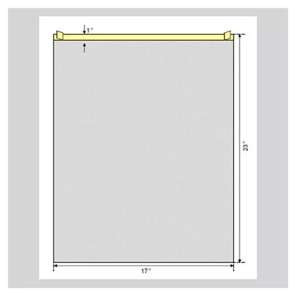 WelmedDrape Surgical Clearview Non-Fenestrated 17x23" Sterile Ea, 40 EA/CA (1501-1010)