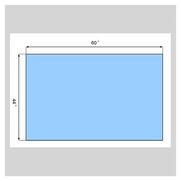 WelmedDrape Surgical Protect5 Non-Fenestrated 60x44" Half Sterile Ea, 60 EA/CA (1222-100S)